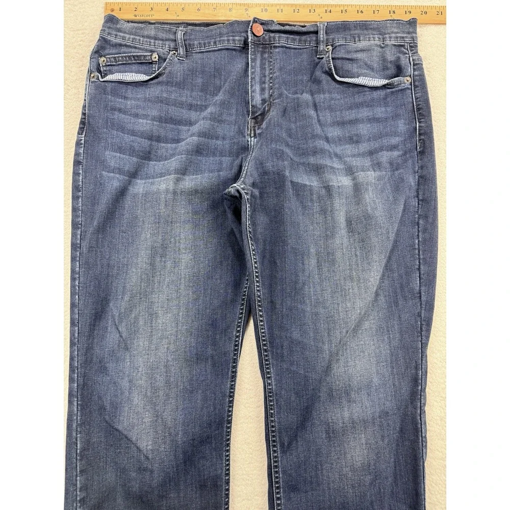 Banana Republic Traveler Slim Fit Jeans Men 34x32 Blue Slim 5 Pkt Denim Straight